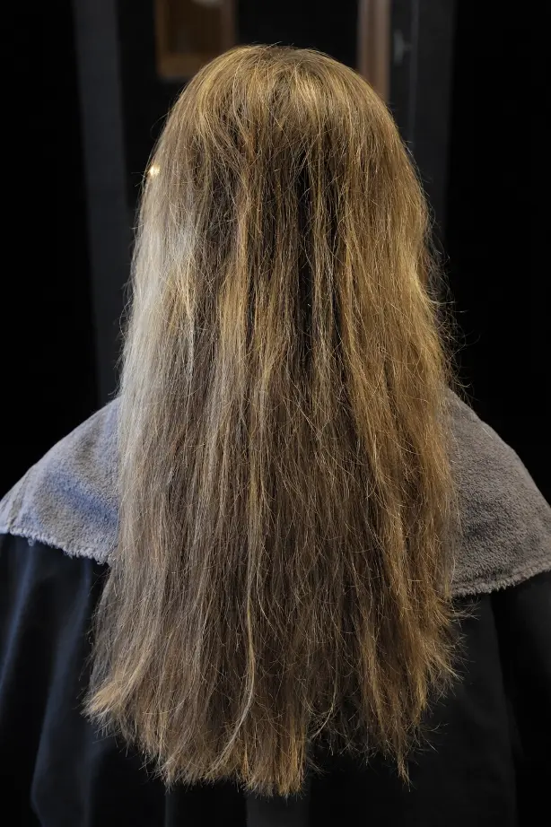 Voorfoto van highlights en lowlights voor behandeling bij Kapsalon Bicare in Leek