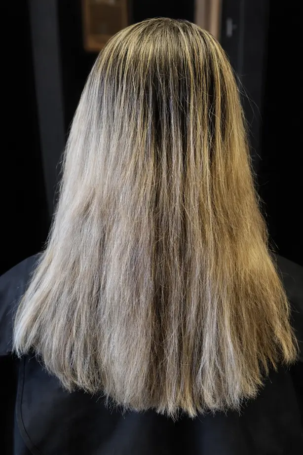 Voorbeeld van highlights en lowlights voor de behandeling bij Kapsalon Bicare in Leek