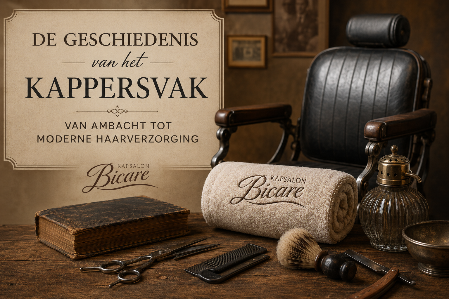 Geschiedenis kappersvak van barbier tot moderne kapper
