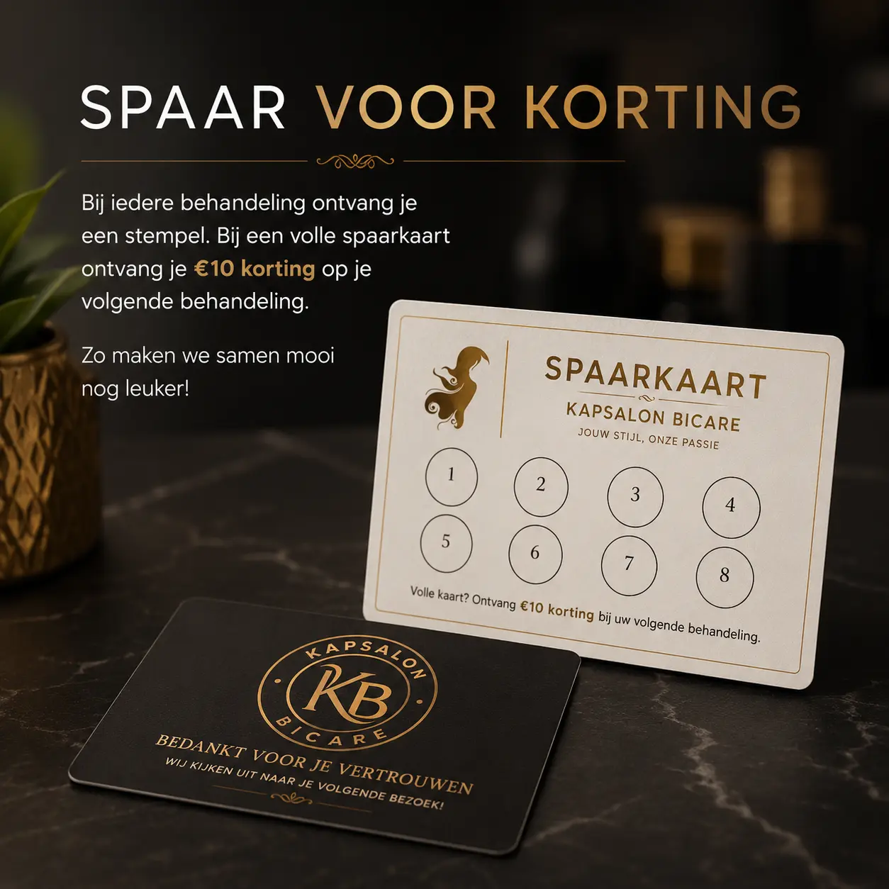 Kapsalon Leek spaarkaart
